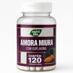 Amora Miura com Isoflavona Nutri Life – 120 Cápsulas