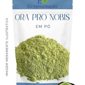 Ora-pro-nóbis em Pó 100% Natural – Fonte de Proteína Vegetal e Fibras - 500g