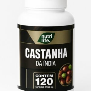 Castanha da Índia Nutri Life – 120 Cápsulas de 500mg