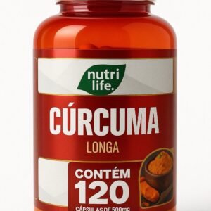 Cúrcuma Longa Nutri Life – 120 Cápsulas de 500mg