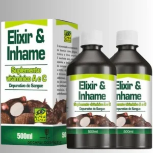 Kit com 2 Unidades - Elixir de Inhame 500ml – Depurativo Natural do Sangue