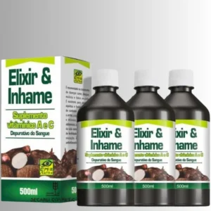 Kit com 3 Unidades - Elixir de Inhame 500ml – Depurativo Natural do Sangue