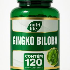 Ginkgo Biloba Nutri Life – 120 Cápsulas de 500mg