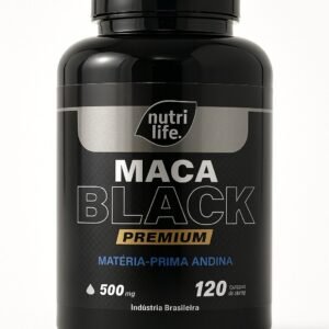 Maca Black Nutri Life – 120 Cápsulas de 500mg