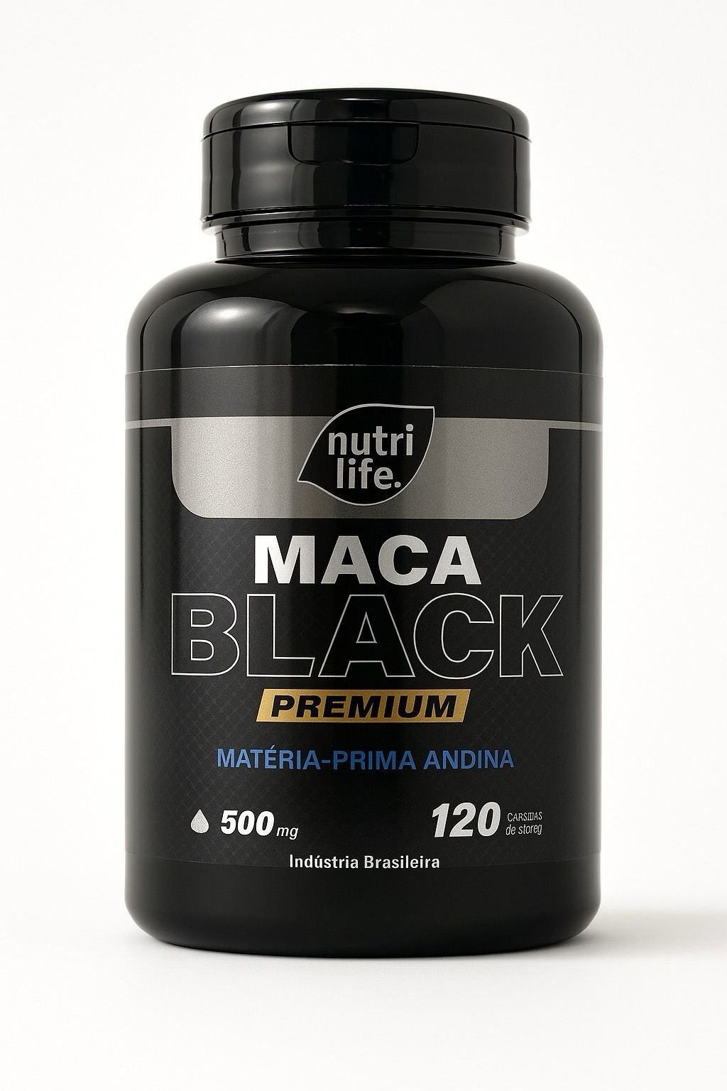 Maca Black Nutri Life – 120 Cápsulas de 500mg