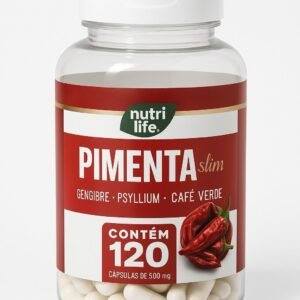 Pimenta Slim Nutri Life – 120 Cápsulas de 500mg