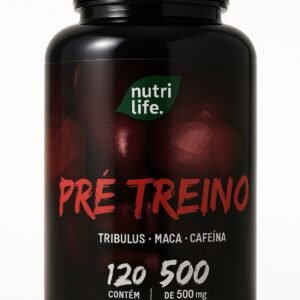 Pré-Treino Nutri Life – 120 Cápsulas de 500mg