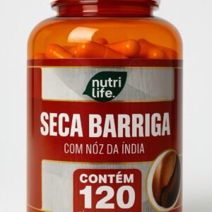 Seca Barriga com Noz da Índia Nutri Life – 120 Cápsulas de 500mg